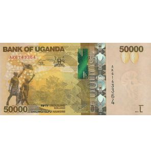Uganda 50000 Shillings 2013...
