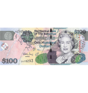 Bahamas 100 Dólares 2009...