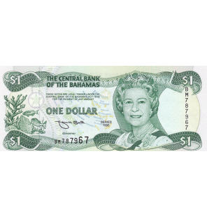 Bahamas 1 Dólar 1996 Pick 57a