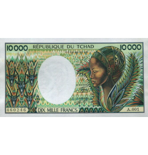 República Chad 10000...