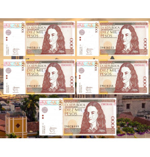 Colombia 10.000 Pesos 2014...