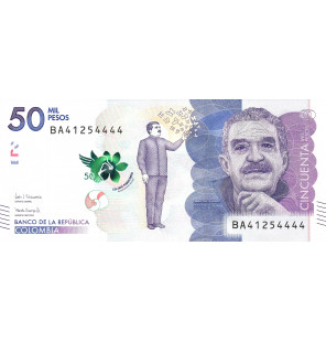 Colombia 50.000 Pesos 2017...