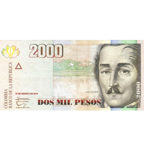 Colombia 2000 Pesos 2012...