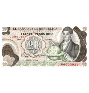 Colombia 20 Pesos Oro 1981...