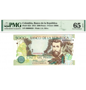Colombia 5.000 Pesos 2013...