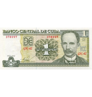 Cuba 1 Peso 2010 Pick 128e