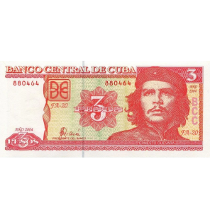 Cuba 3 Pesos 2004 Pick 127a