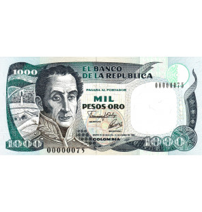 Colombia 1.000 Pesos 1992...