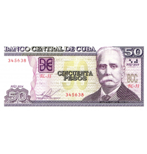 Cuba 50 Pesos 2014 Pick 123h