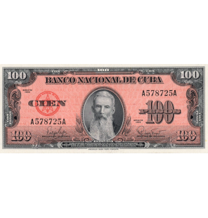 Cuba 100 Pesos 1959 Pick...