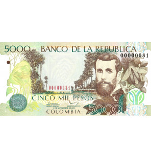 Colombia 5.000 Pesos 2013...