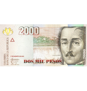 Colombia 2.000 Pesos 2012...