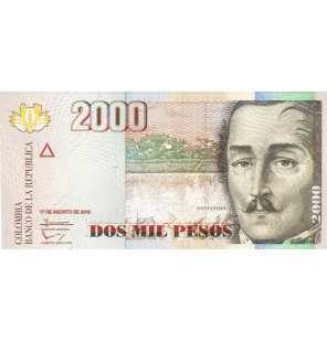 Colombia 2.000 Pesos 2012...