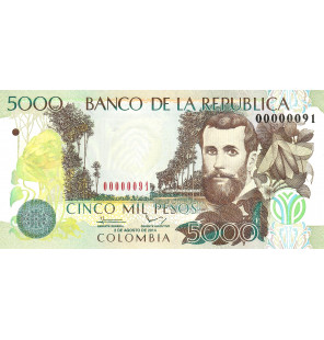 Colombia 5.000 Pesos 2014...