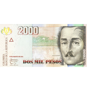 Colombia 2.000 Pesos 2012...