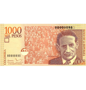 Colombia 1.000 Pesos 2014...