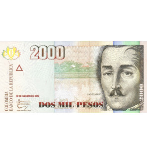 Colombia 2.000 Pesos 2012...