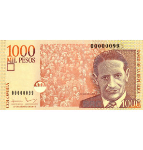 Colombia 1.000 Pesos 2014...