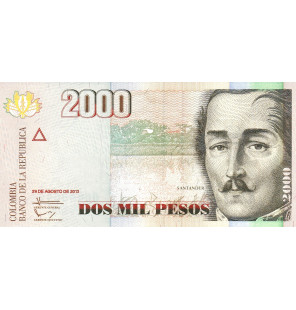 Colombia 2.000 Pesos 2013...