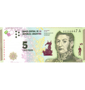 Argentina 5 Pesos 2015 Pick...