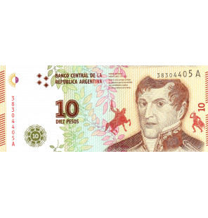 Argentina 10 Pesos 2016...
