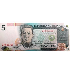 Filipinas 5 Piso 1992 ND...