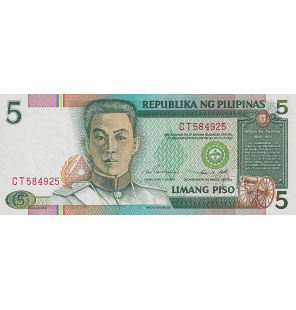 Filipinas 5 Piso 1995 ND...