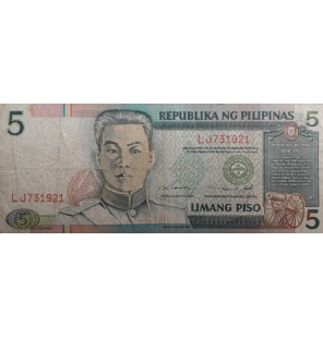 Filipinas 5 Piso 1995 ND...