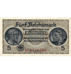 Alemania 5 Marcos 1939 ND...