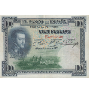 España 100 Pesetas 1925...