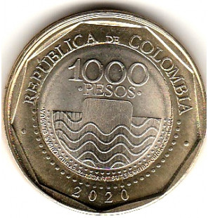 Colombia 1.000 Pesos 2020...