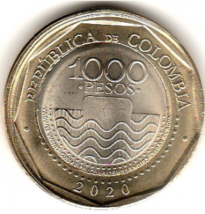 Colombia 1.000 Pesos 2020...