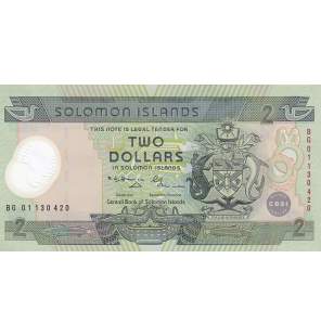 Islas Salomón 2 Dólares...