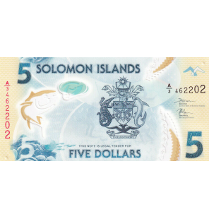 Islas Salomón 5 Dólares...