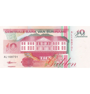 Surinam 10 Gulden 1998 Pick...