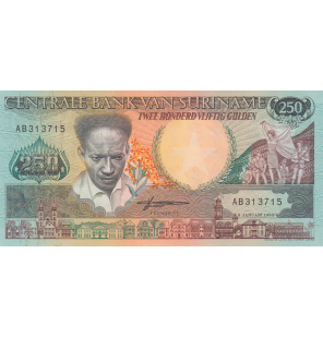 Surinam 250 Gulden 1988...