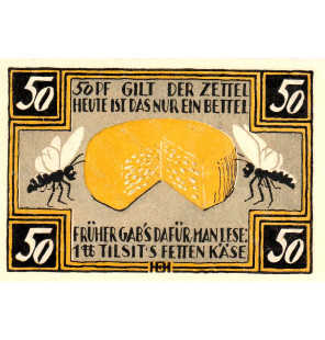 Tilsit Set 4 Notgelds 1921