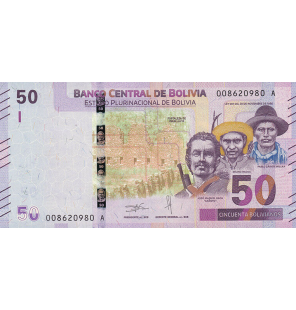 Bolivia 50 Bolivianos 2018...