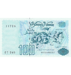 Argelia 100 Dinaras 1992...