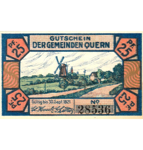 Quern Set 7 Notgelds 1921