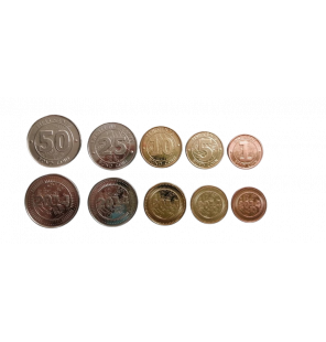 Zimbabue set de 5 monedas...