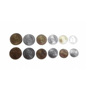 Set de Túnez 6 Monedas...