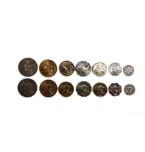 Set de 7 monedas...