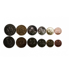 Set de Singapur 6 monedas...