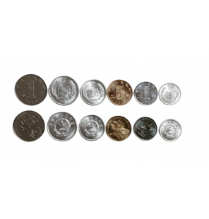 Set de China 6 monedas...