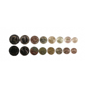 Set de Bulgaria 8 monedas...