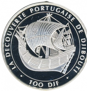 Djibouti 100 francos 1996...