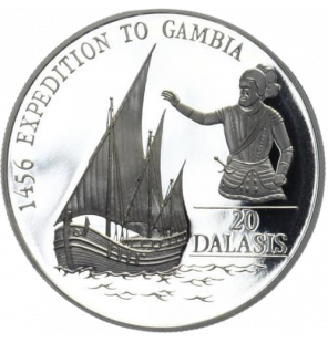 Gambia 20 Dalasis 1993 KM...