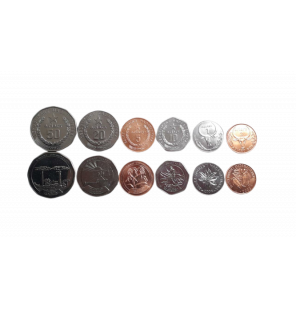 Set de Madagascar 6 monedas...