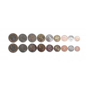 Set de Malawi 9  monedas...